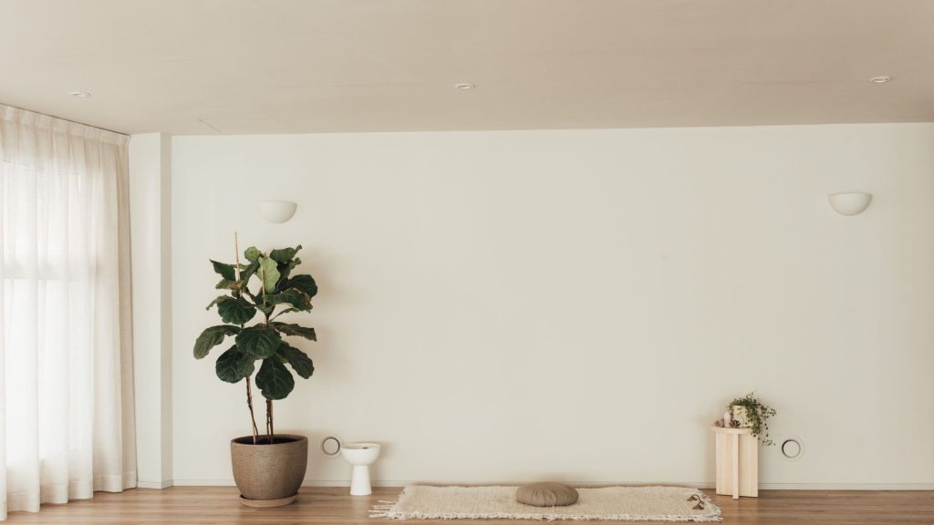 Decoración sala yoga Barcelona